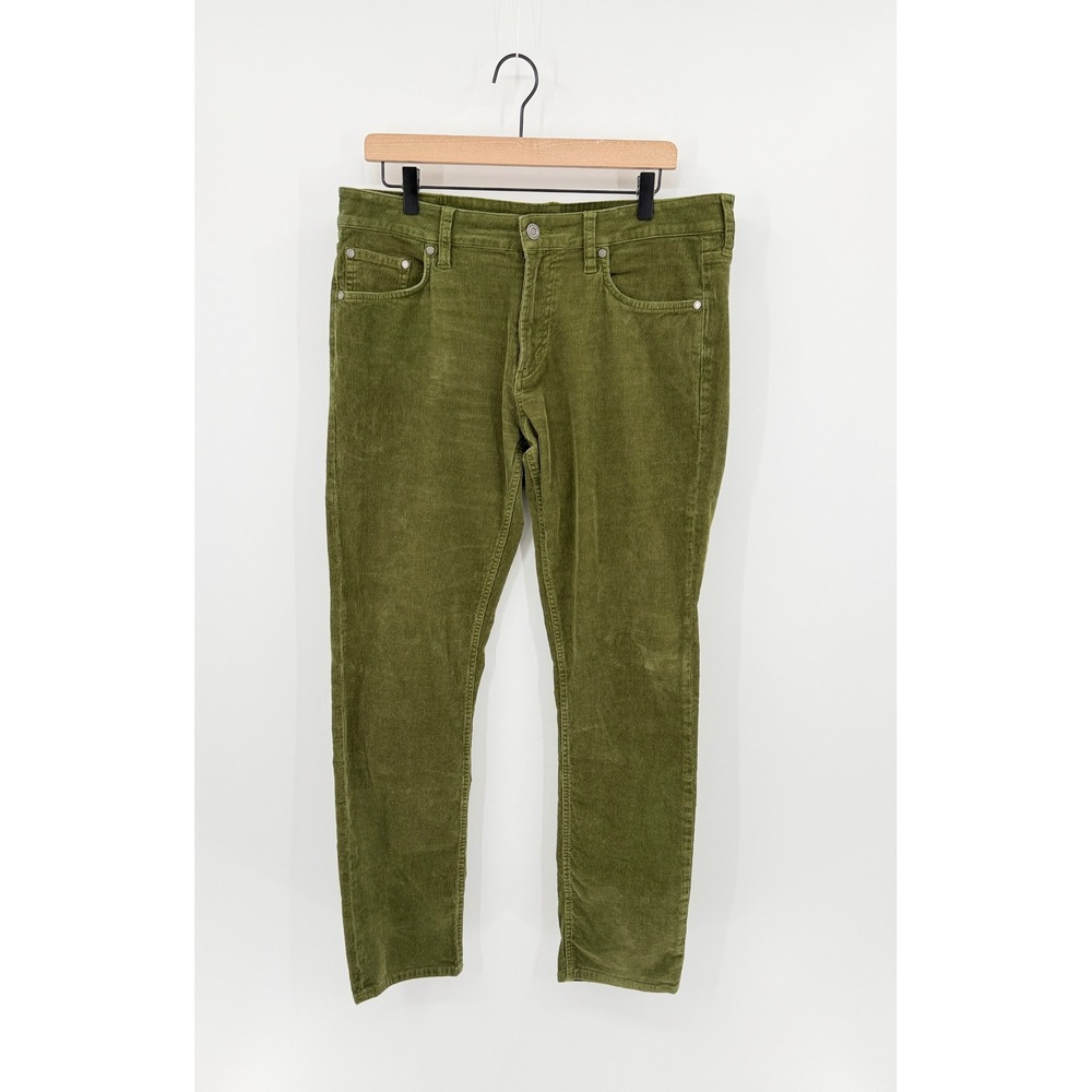 Vineyard Vines Olive Green Corduroy Pants Mens 34x32 Preppy Academic Old Money